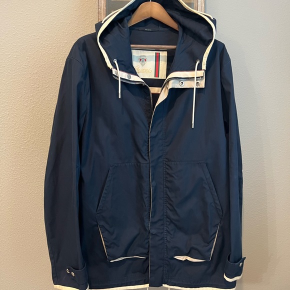 🚨🚨🚨Authentic Gucci windbreaker / rain Jacket size 56/XXL - Picture 8 of 16